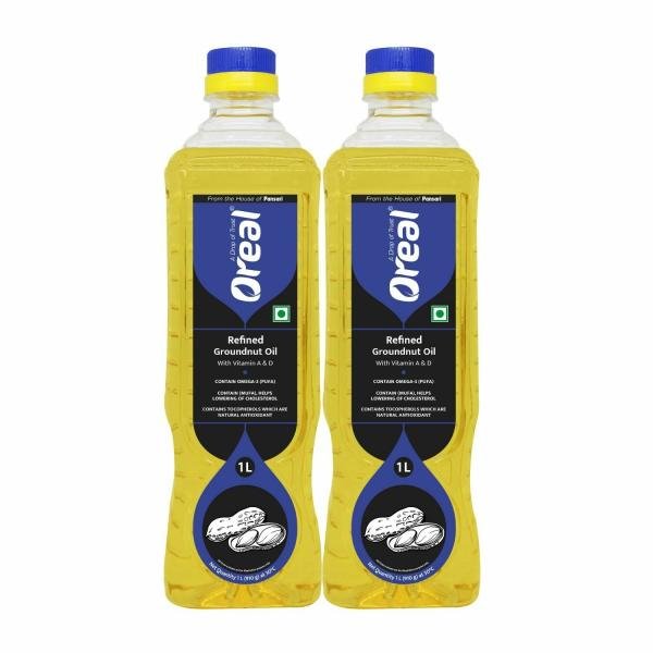 oreal refined groundnut edible oil pack of 2 1 litre each 2 litres product images orv0qnrfz58 p598418010 0 202302152148