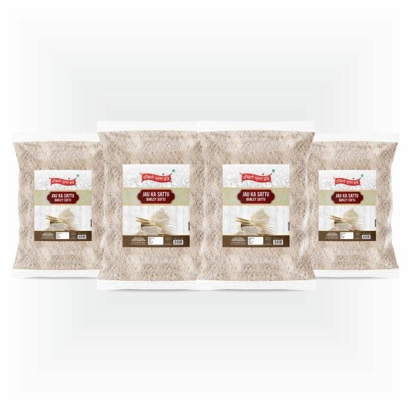 Organics Jau Ka Sattu | Barley Sattu – Organic Sattu Barli Arisi – 3960gm(pack of 4x 990gm)