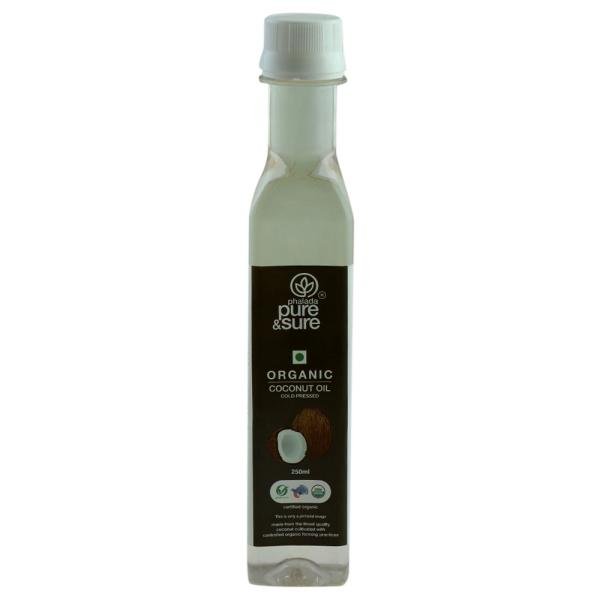 phalada pure sure organic cold pressed coconut oil 250 ml product images o492391285 p591042022 0 202206281902