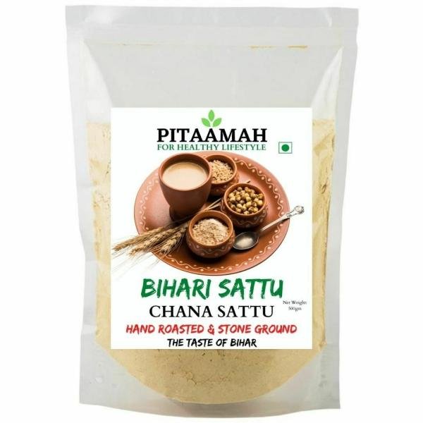 pitaamah chana sattu 1kg jata sattu stone ground gluten free directly from bihar farmers product images orvjflgsh2t p597350637 0 202301090939