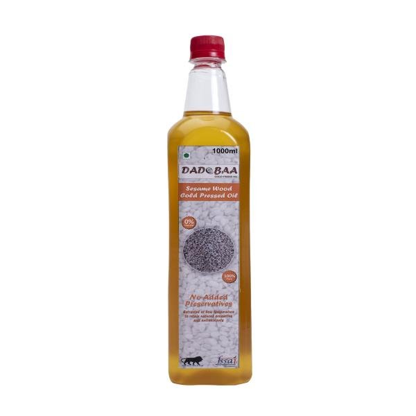 Sesame Wood Pressed Oil 1000ml+ Groundnut Wood Pressed Oil 2000ml