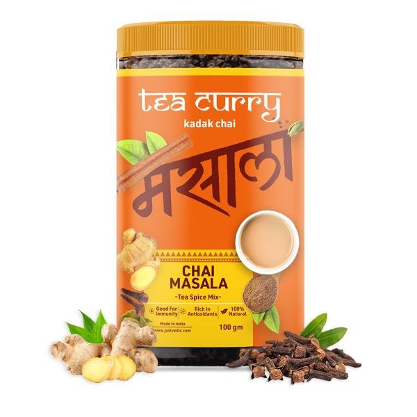 TEACURRY Chai Masala (100 Grams) – Chai Masala for Immunity, Cold and Body Pain