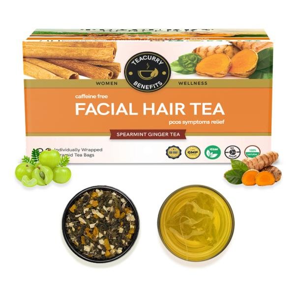 teacurry facial hair removal tea 30 tea bag helps with facial hair removal and unwanted hair product images orvmovnwkma p595253770 0 202211120653