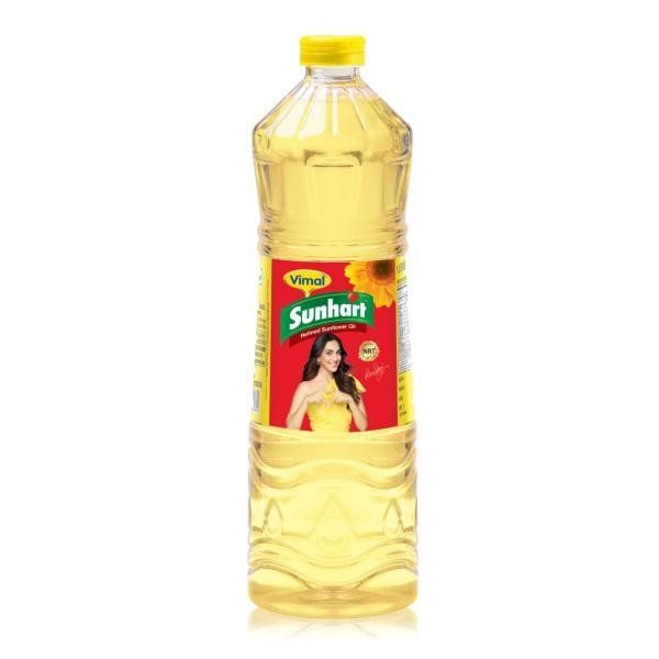 vimal refined oil good for heart light and healthy easily digestible sunflower 1l product images orvdniaqllz p598534900 0 202302190341