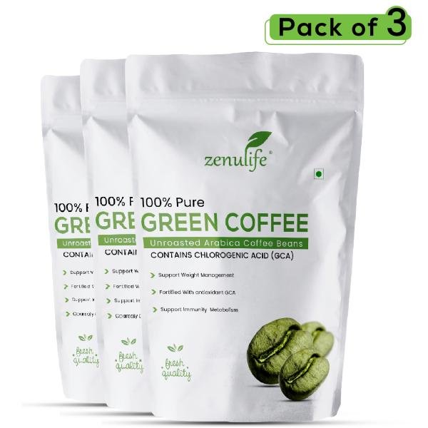 zenulife green coffee beans for weight loss 1kg pack of 3 product images orvpgrq3p3i p595301609 0 202211141146